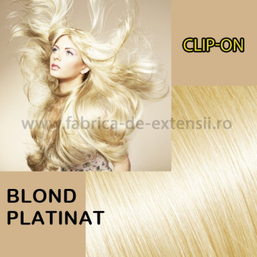 Clip-On Cret Blond Platinat