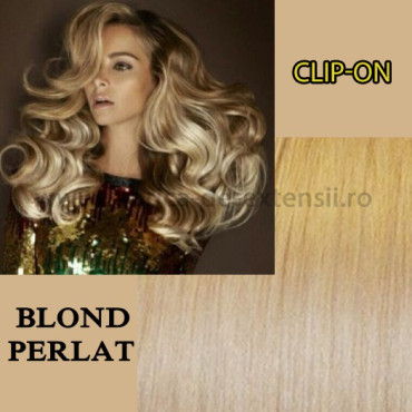 Clip-on Ondulat Blond Perlat