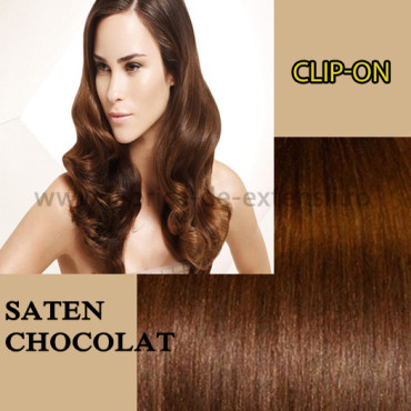 Clip-on Saten Chocolat Clip-on Saten Chocolat