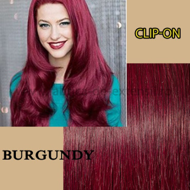 Clip-On Burgundy Clip-On Burgundy