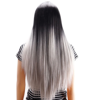 Peruca Long Grey Peruca Long Grey