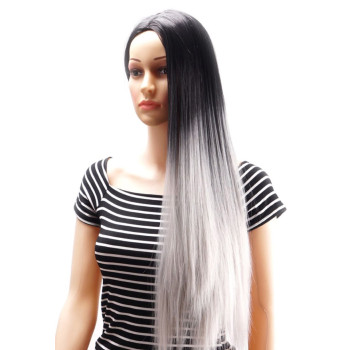 Peruca Long Grey Peruca Long Grey