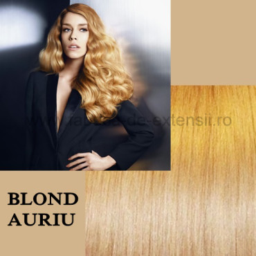 Extensii Nanoring Deluxe Blond Auriu Extensii Nanoring Deluxe Blond Auriu