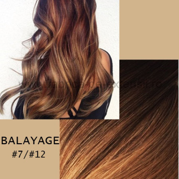 Extensii Nanoring Deluxe Balayage #7/#12 Extensii Nanoring Deluxe Balayage #7/#12