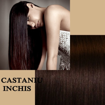 Clip-On Diamond Castaniu Inchis Clip-On Diamond Castaniu Inchis