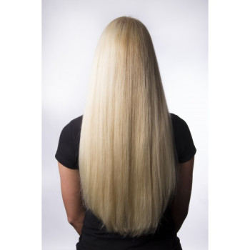 Trese de par diamond  OMBRE Negru Natural / Turqoise