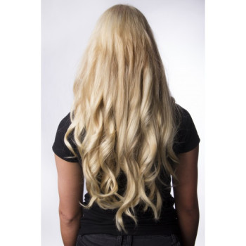 Trese de par diamond  OMBRE Negru Natural / Turqoise