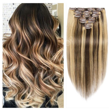 Mini Set Clip-On Balayage #4 #60 Mini Set Clip-On Balayage #4 #60
