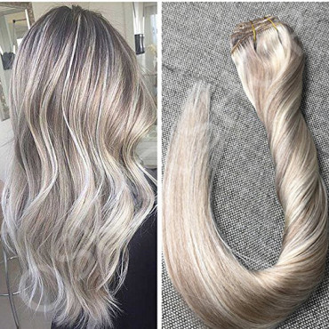 Mini Set Clip-On Balayage Light Grey #18 Mini Set Clip-On Balayage Light Grey #18