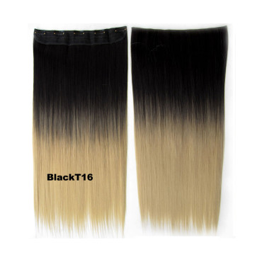 Trese Clip-On Drepte Sintetic Ombre #1B 16 Trese Clip-On Drepte Sintetic Ombre #1B 16