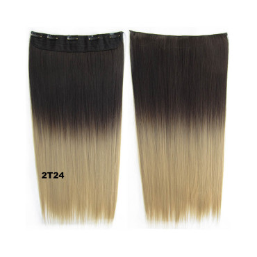 Trese Clip-On Drepte Sintetic Ombre #2 24 Trese Clip-On Drepte Sintetic Ombre #2 24