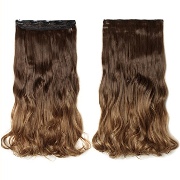Trese Clip-On Ondulate Sintetic Ombre 3 8N Trese Clip-On Ondulate Sintetic Ombre 3 8N
