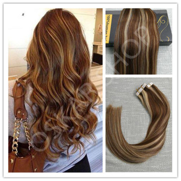 Extensii Tape IN White Platinum Balayage #4 #22