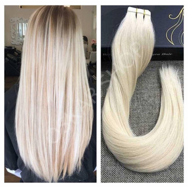 Extensii Tape IN White Platinum #100 Extensii Tape IN White Platinum #100