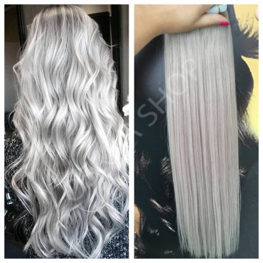 Extensii Tape IN White Platinum Light Grey Extensii Tape IN White Platinum Light Grey